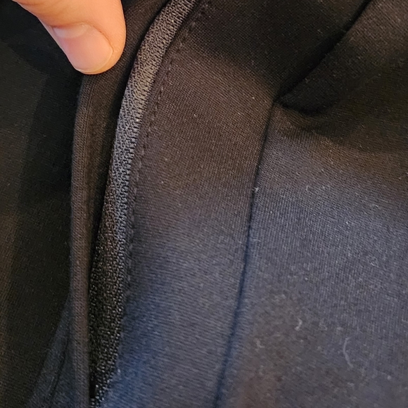 Betabrand 3XL Petite Stretchy Straight Leg Zip Ankle Zip Pockets w/Pleat NWOT - Picture 3 of 6